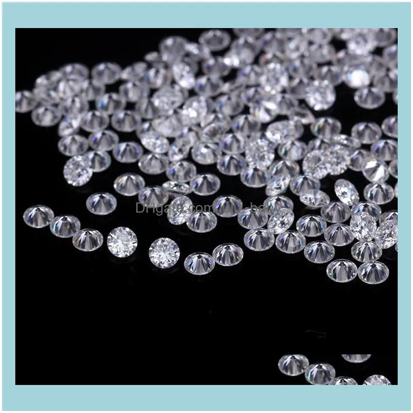 Loose Gemstones Moissanite Artificial Diamond D Color Bare 0.5/0.6/30.8/1 Carat Customized K Gold Wedding Ring11