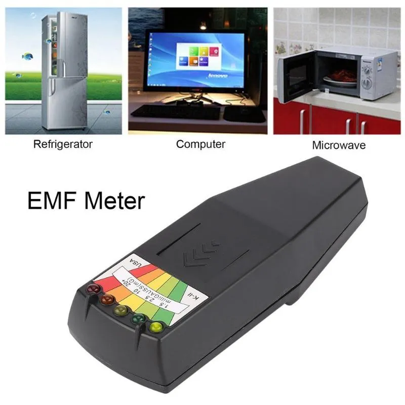 Metal Detectors Arrival EMF Meter Magnetic Field Detector Ghost Hunting Paranormal Equipment Tester