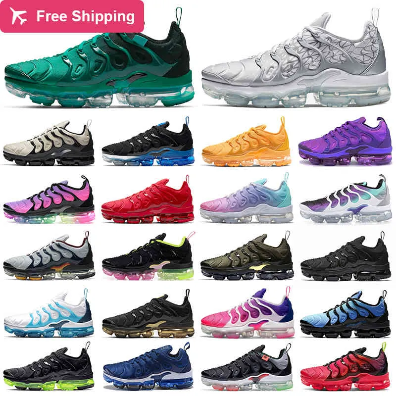 Jogging Fashion TN Plus Running Skor Män Kvinnor Svart Royal Atlanta Coquettish Lila Pastell TNS Mens Trainer Utomhus Sport Sneakers Walking