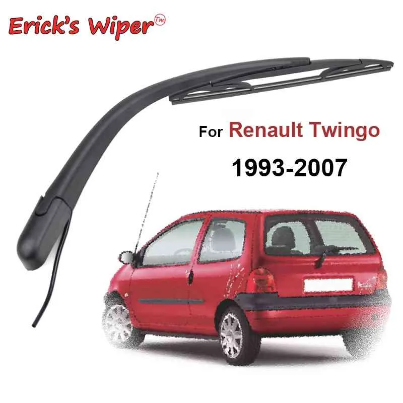 Erick's 12" Wiper Blade & Arm Set Kit For Renault Twingo MK1 1993-2007 Windshield Windscreen Rear Window