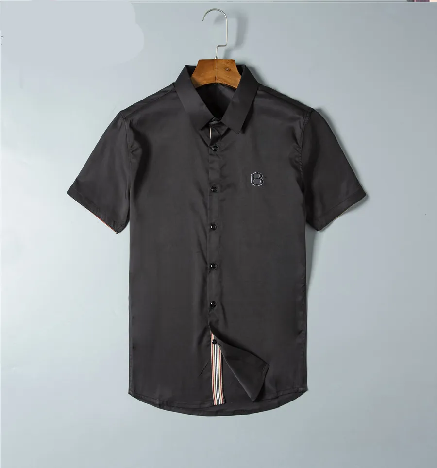 2021 럭셔리 디자이너 남자 셔츠 패션 트렌드 남자 착용 긴 소매 비즈니스 캐주얼 브랜드 봄 슬리밍 M-3XL # 15