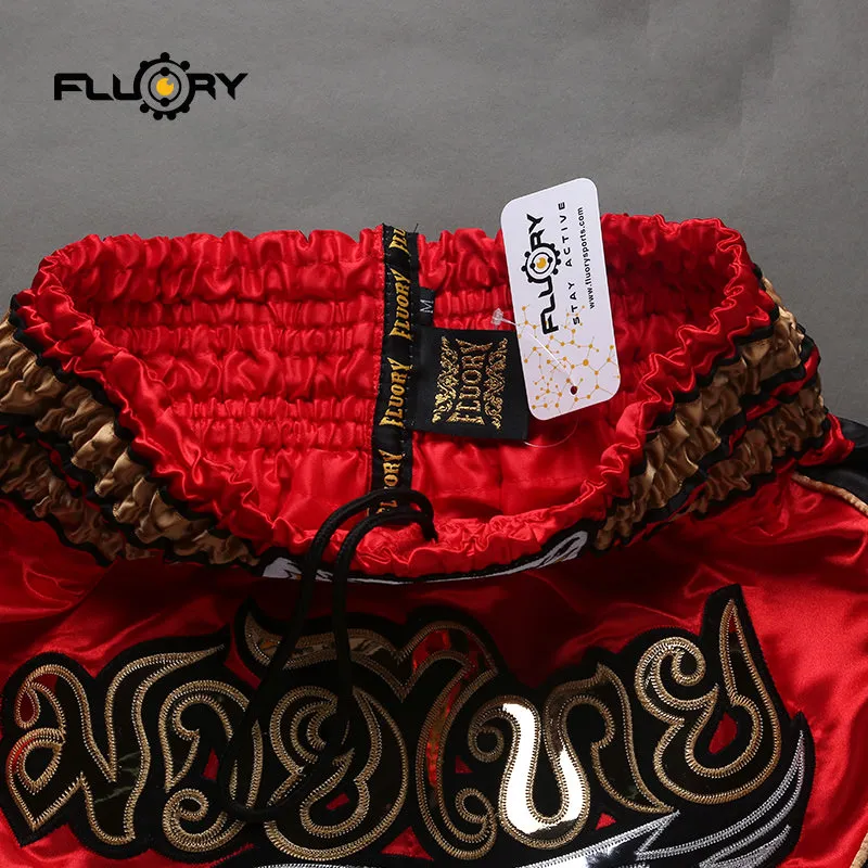 Y en stock pantalones cortos de boxeo personalizados Muay Thai Kick MMA pantalones deportivos de entrenamiento C0222