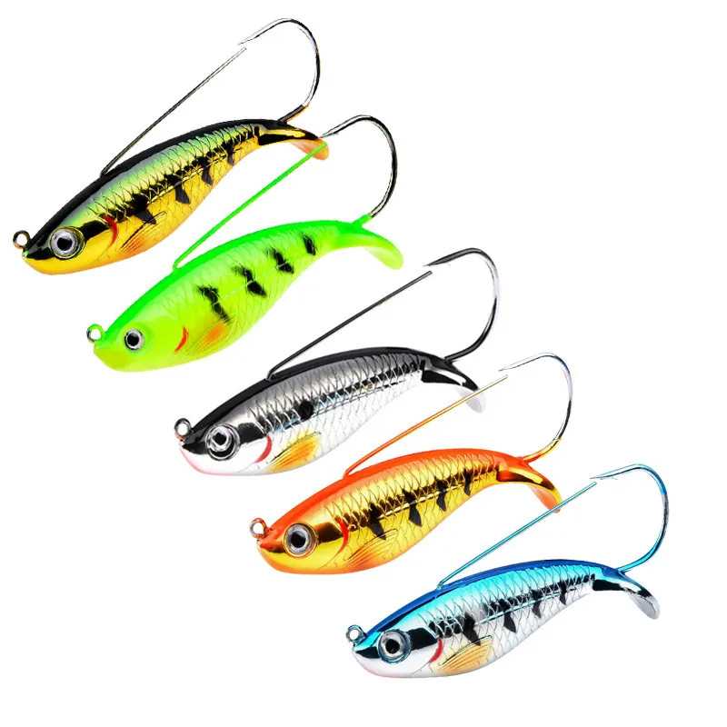 5 colori 8,5 cm 21,2 g maschere gancio ami da pesca ami da pesca esche rigide esche J-002 395 X2