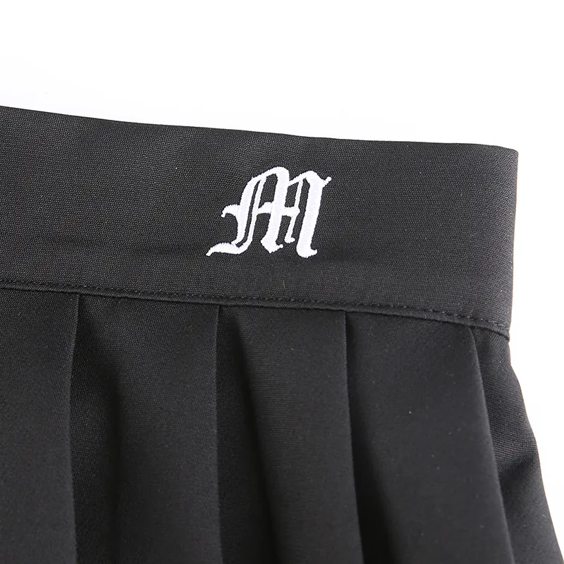 Black Embroidery Skirt (8)