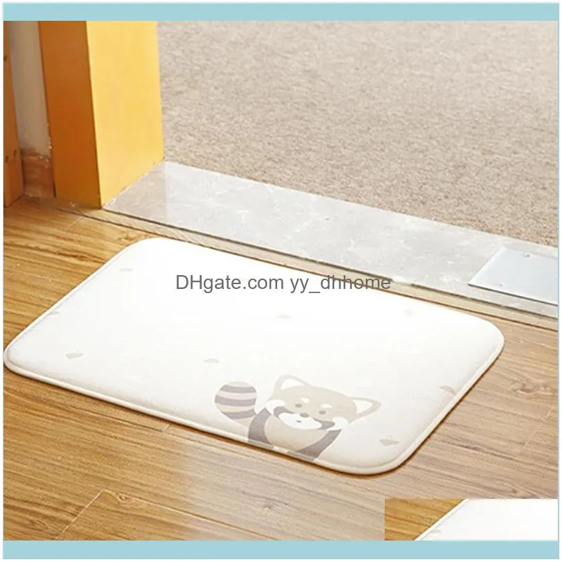 Household Bathroom Non-Slip Mat Thick Polyester Carpet Kitchen Toilet Floor Decoration Bathroom Accessories1