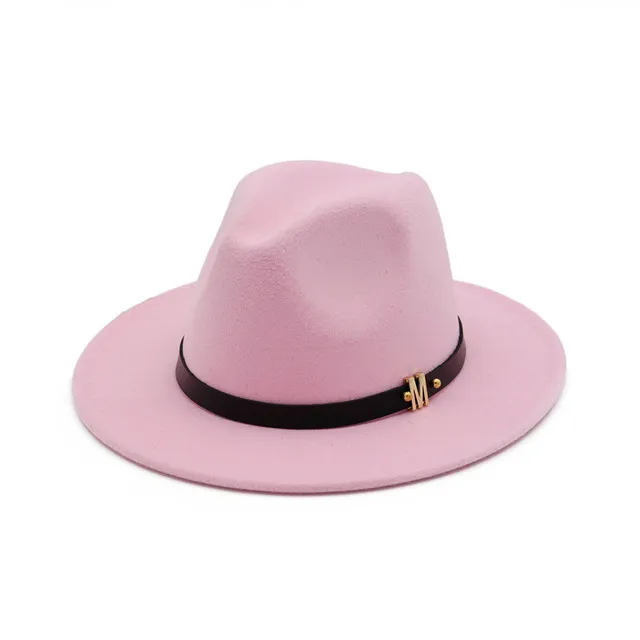 60cm Mężczyźni Kobiety Szerokie Brim Wełna Czapki Czapki Brytyjski Styl Jazz Hat Trilby Party Panama Fedora Hat