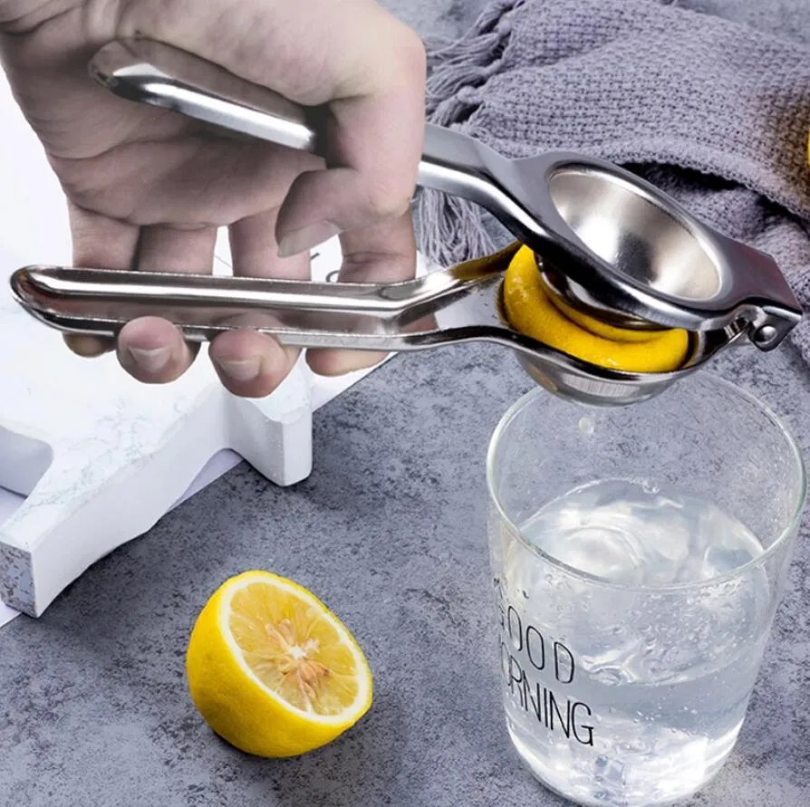Exprimidor manual de frutas de acero inoxidable, exprimidor de prensa de  limón de aleación resistente, exprimidor de naranja limón de alta calidad