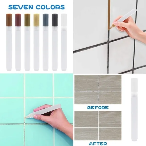 e Crevice Whitening Pen Wall Color Repair Paint Ceramic Floor Tile Mouldproof waterproof Moisture proof and low smell