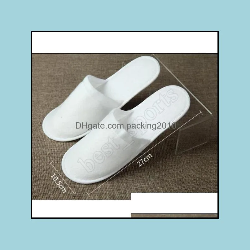 Travel Hotel SPA Anti-slip Disposable Slippers Home Guest Shoes Multi-colors Breathable Soft Disposable Slippers Outdoor Gadget