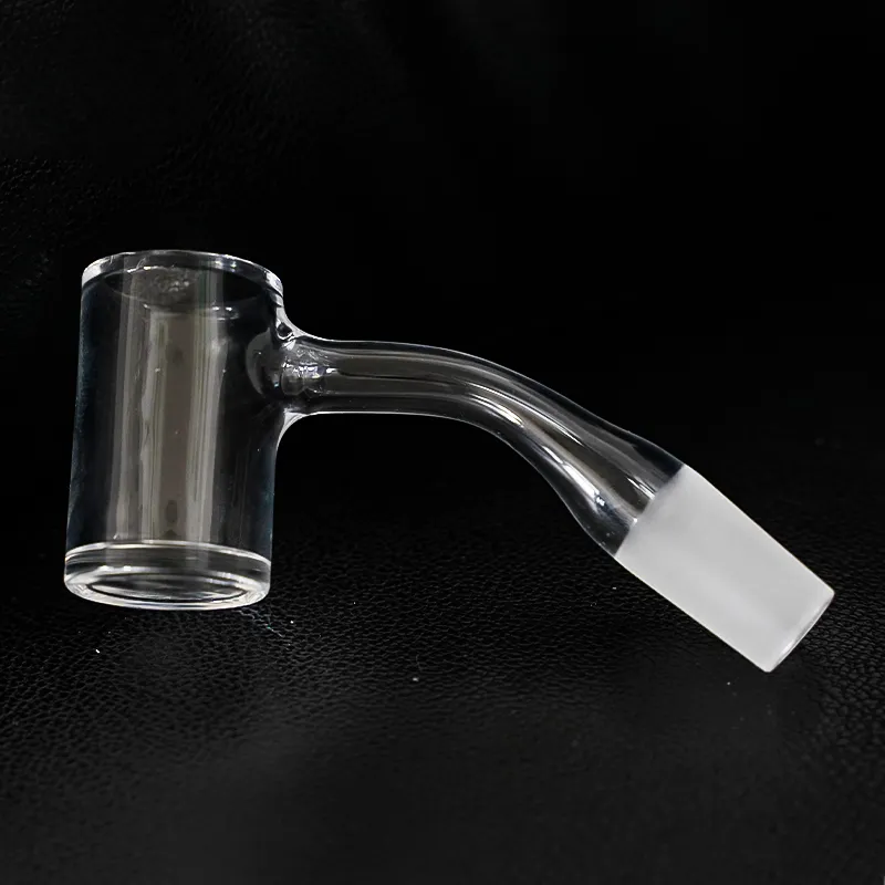 Quartz Banger 완전 ​​용접 물 담뱃대 네일 10mm 14mm 남성 조인트 원활한 뱅 지 2.5mm 두꺼운 경 사진 가장자리 구부러진 손톱 45 90도 Doomless Hookahs for Glass Bong