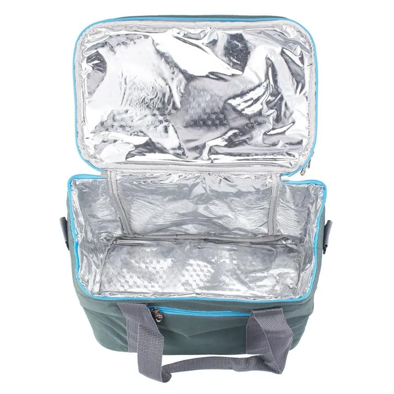 Geïsoleerde Thermische Koeler Picknicktas Grote Opvouwbare Tote Lunchbox Frisdrank Opslag Met Servies Pocket Waterproof303y