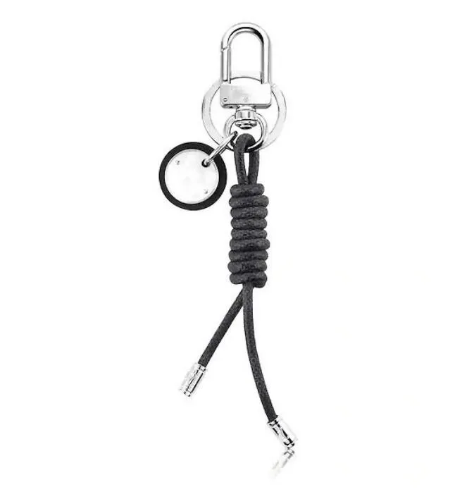 Key Charm Two Ropes Keychains Designer Unisex Fashion Rope Letter Key Chain Accessories Key ...