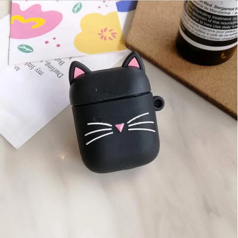 Hoofdtelefoonaccessoires 3D schattige mooie cartoon fruit dierenhoesjes voor airpods case airpod 2 3 pro oortelefoon oplader doos bescherm9075432