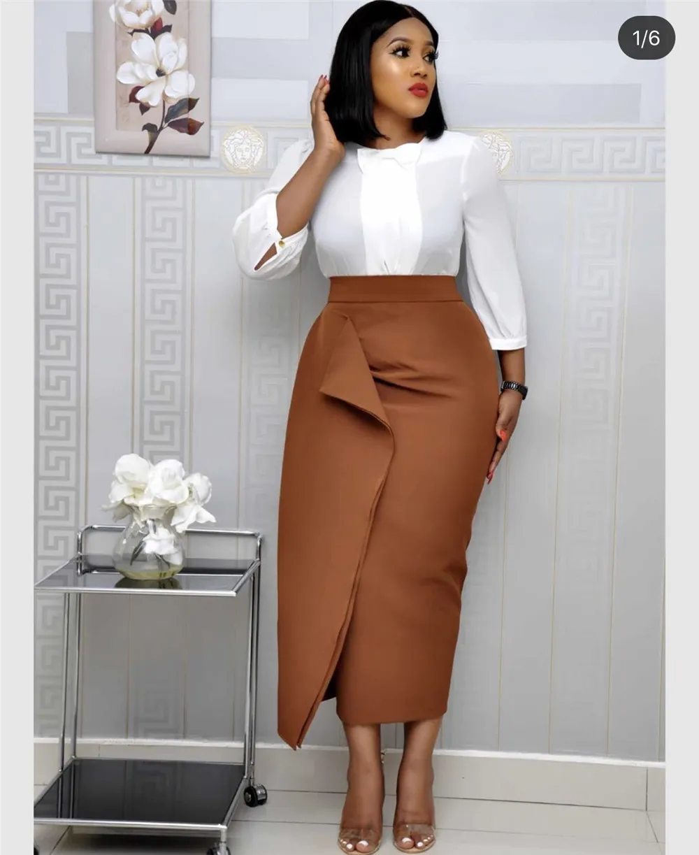 Cheap plus size clearance high waisted skirts