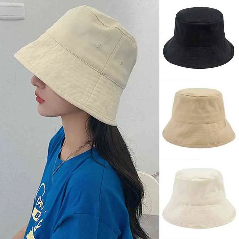 Cappello Sunhat Cappelli Protezione solare Bianco Anti-UV Multiuso Nero Casual Bacino Cap Donna Unisex Cappello Hiphop G220301