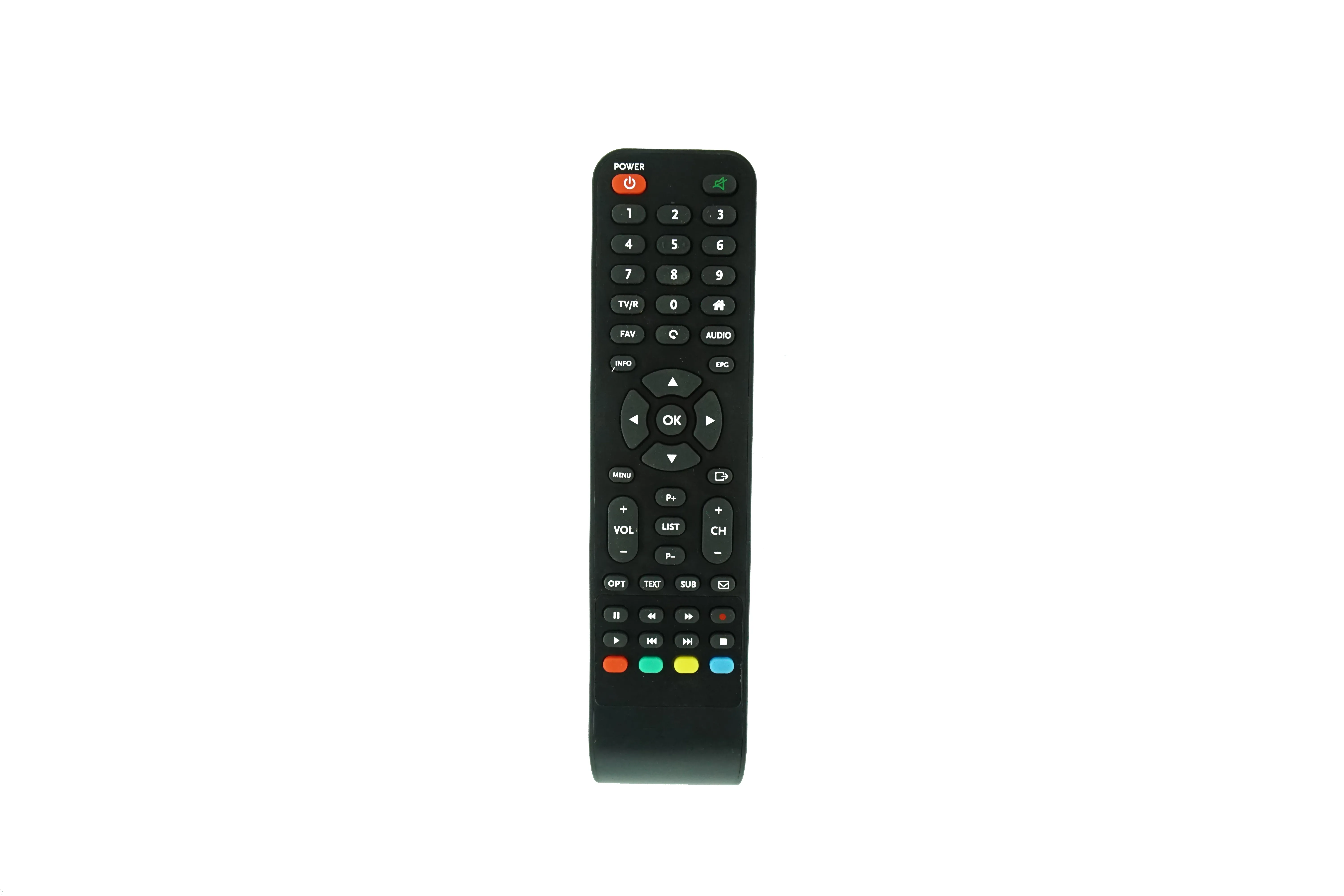 Fj￤rrkontroll f￶r stark JX-9012B SRT7407 SRT7404 SRT7405 HD-mottagare DVB-T2 Freenet TV