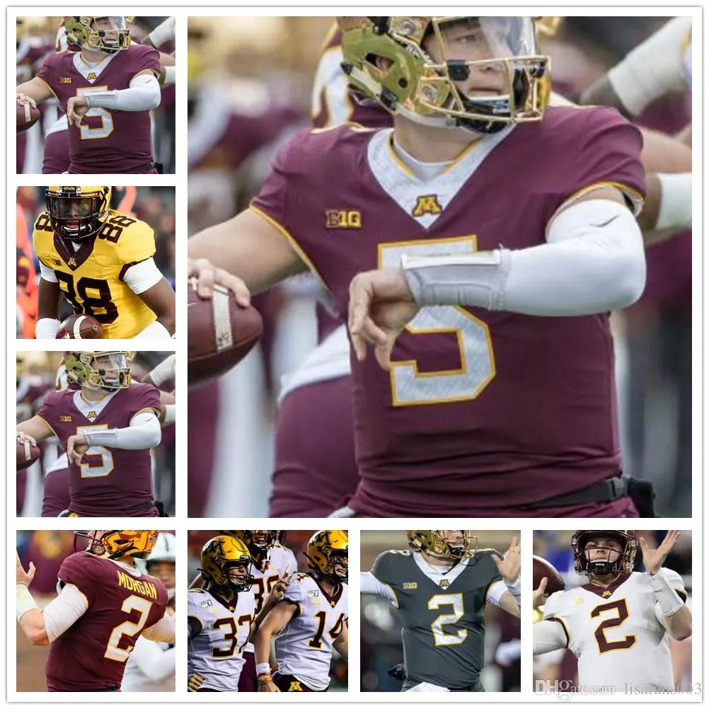 DHgate.com:NCAA Stitched Football Jersey: Minnesota Golden Gophers ...