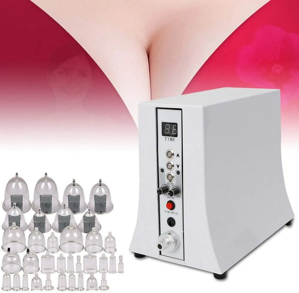 Voorraad In US Breast Enhancement Enhancer Machine Vacuüm Pomp Butt Hiften Hip Lift Massage Bust Cupping Body Shaping Therapy Beauty Apparatuur