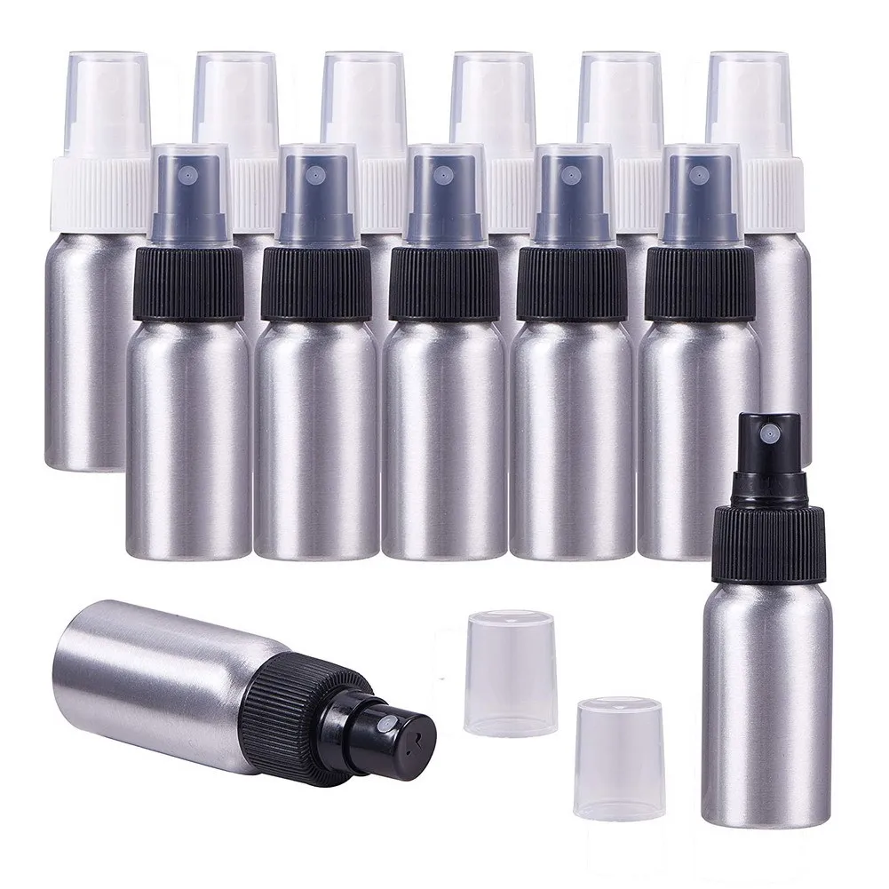 Flacone spray per corpo in alluminio da 100pc30ml a prova di rottura Cosmetico Bottiglia di profumo vuota Contenitore atomizzatore Sub-bottiglie