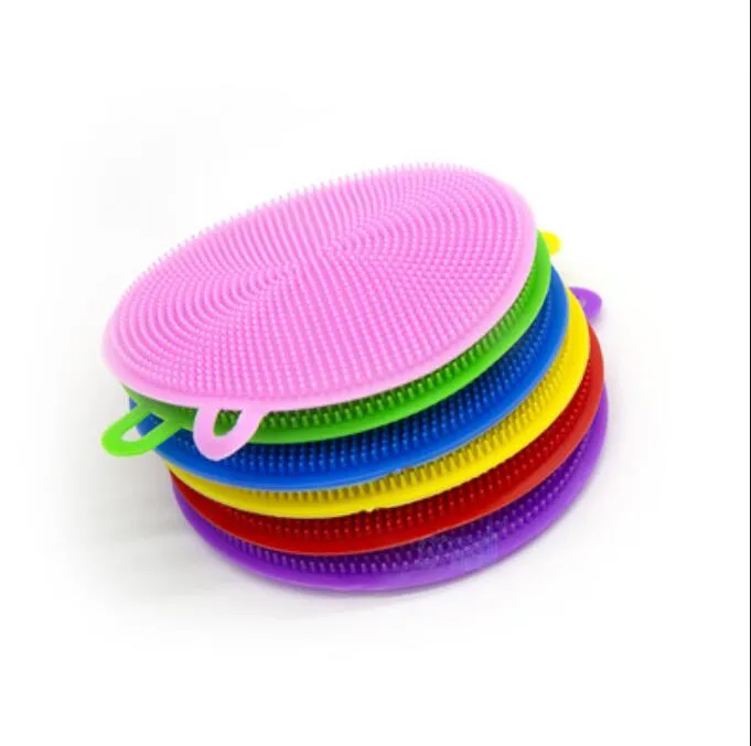 Washing dishes good quality Tools Thickened dishwashing cloth dishwashing brushs kitchen multifunctional silicone brush