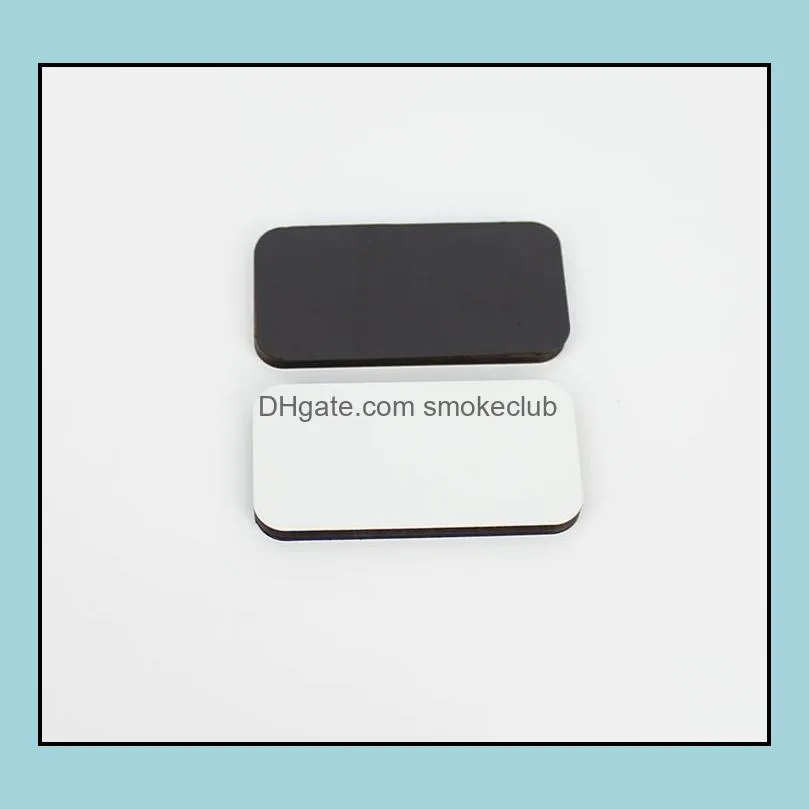 Soft Refrigerator Magnets DIY Sublimation Blanks Magnet HOME Decorate Arts Magnetic Tape Circular Rectangle heartshaped LLD10779