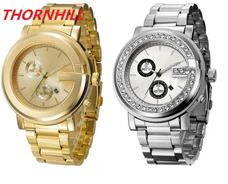 diamanten horloge USA modetrend mannen vrouw horloges minnaar grote diamanten leer staal student polshorloge paar cadeau