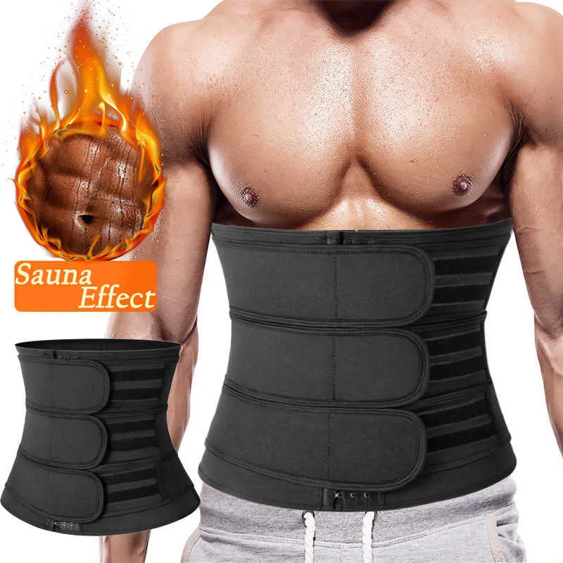 Sauna Exercise Body Shaper Waist Belt, Latex Rubber Tummy Control Cincher