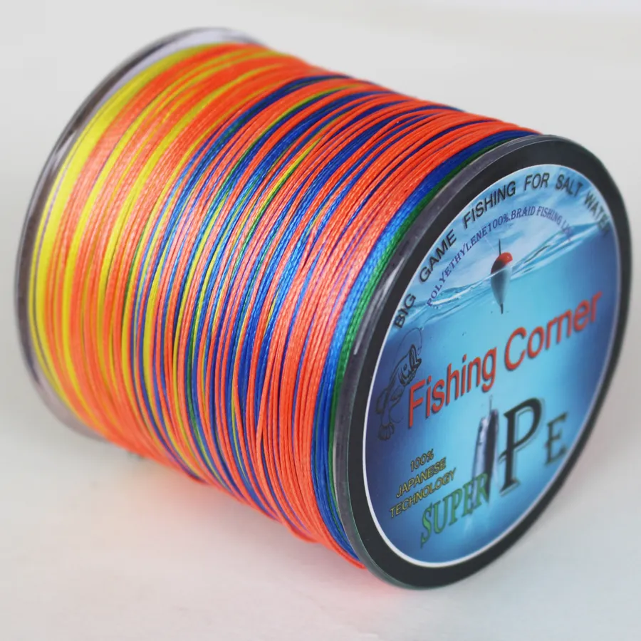 Super Strong 8 Strand Braided Fishing Line 500m Multi Color PE