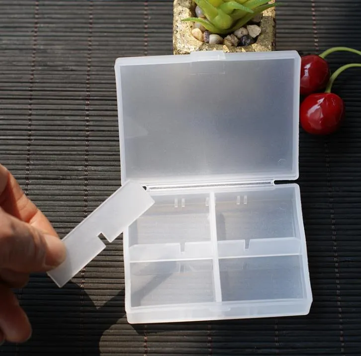 6 Grids Portable Pill Box Container for Outdoor Travel Vitamin Medicine Storage Case with Paper Boxes Package SN5519