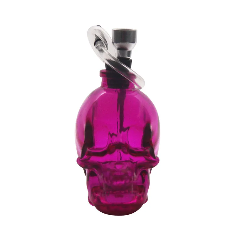 Other smoking accessories hand pipes Healthy Skull Small Stained Glass water Pipe
