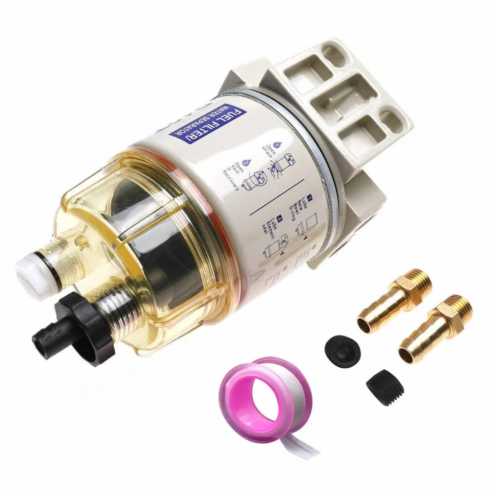 Motor separador de agua/combustible R12T para Racor 140R 120At S3240 Npt Zg1/4-19 piezas automotrices filtro combinado completo