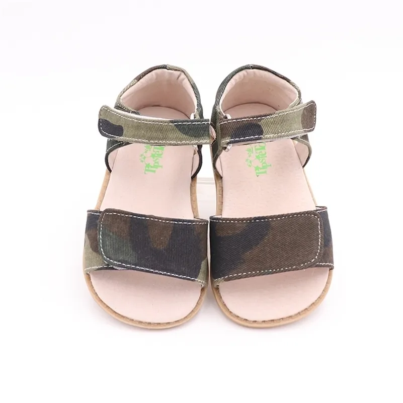 Tipsietoes 2021 летняя детская обувь бренд закрытый носок малыши мальчики сандалии босиком 210312