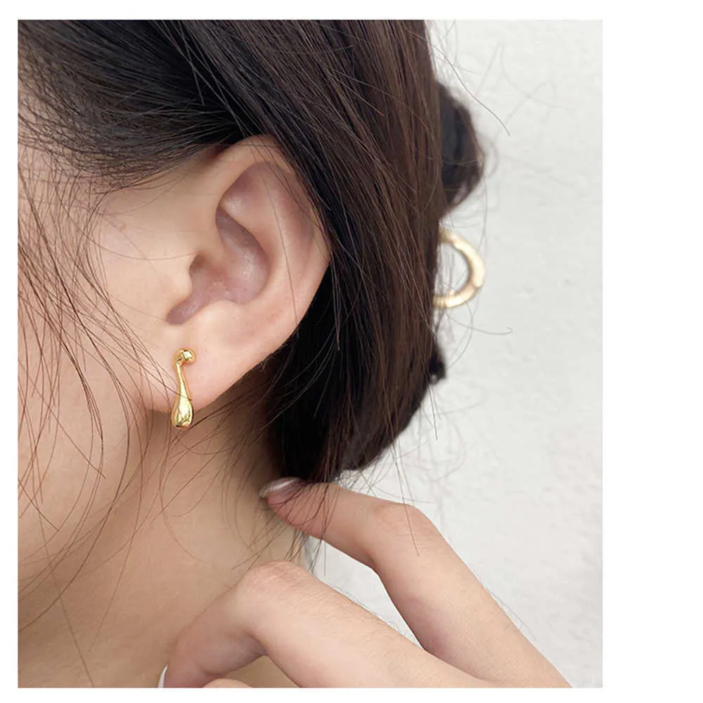 Chow Sang Sang Gold Earrings Pure Gold Leaf Earrings Gold Earrings Women's  Jewelry 40535e