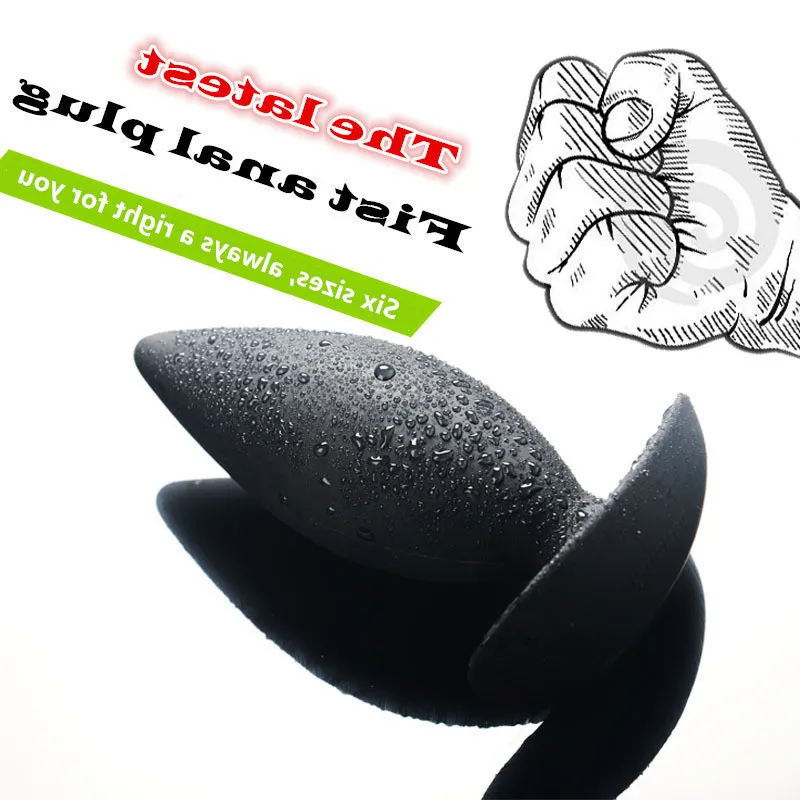 Gros fisting silicone plug anal gode jouets sexuels gays pour adultes hommes/femmes stimulateur de point g dilatateur anal gros bouchons bout à bout