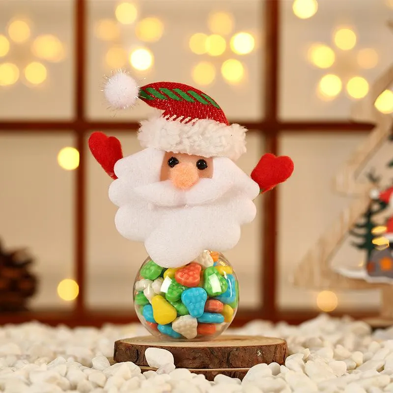 クリスマスの装飾ギフト漫画キャンディー瓶ミニ老人の家の装飾