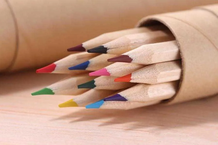 hot colored Lead Color drawing pencil wood Colour Pencils Sets of 12 colour kids colored drawing pencils children DHL free