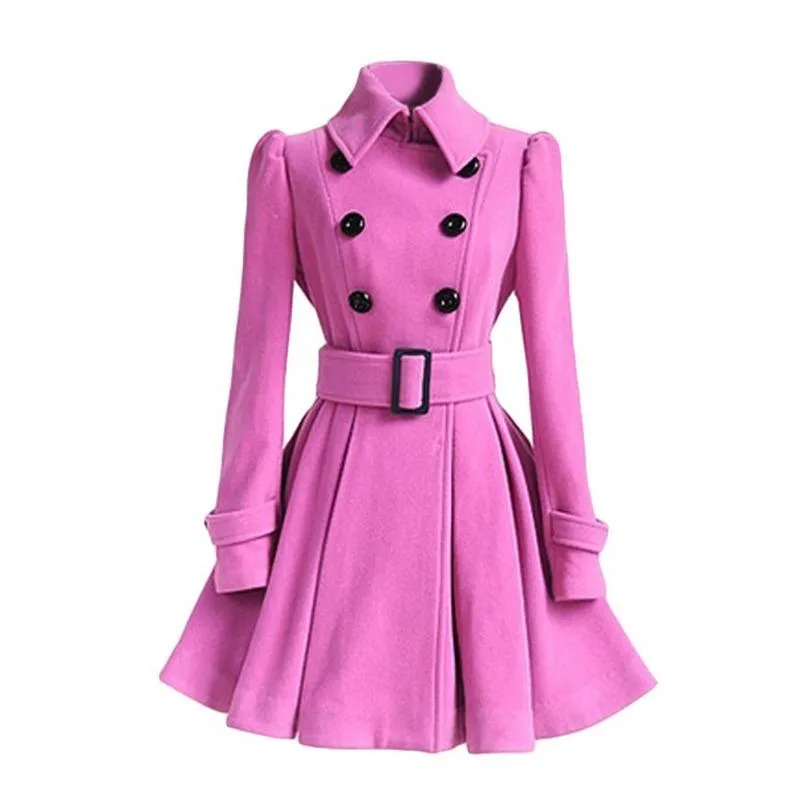 ジャケット・アウター British classical long coat pink DHgate.com:Womens Classic Trench Coat - Knee Length, Premium