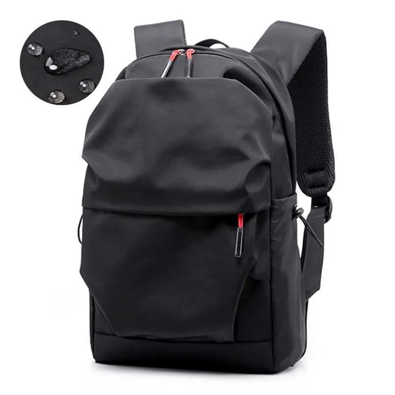 Homens Mochila Multifuncional Luxo À Prova D 'Água Sacos de Escola Sacos de Caderno Mochilas Casuais Plissado 15,6 polegadas Saco de laptop para homens 202211