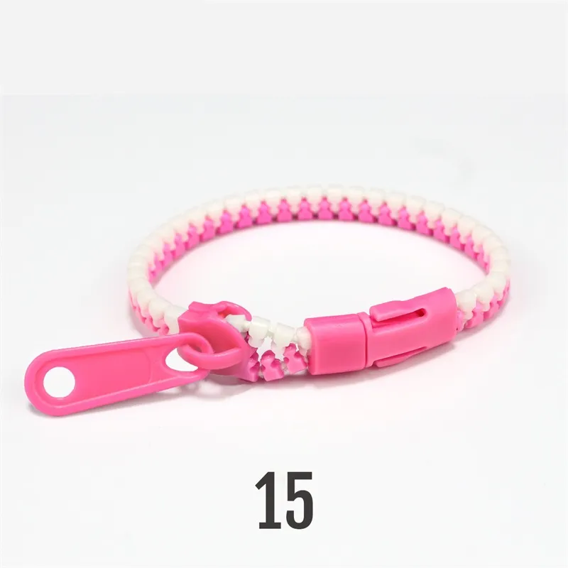 Zipper Bracelet Anti Stress Toy for Kids Party 19cm 5mm Width Autism Hand Sensory Stress Reliever Toys