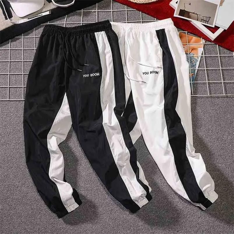 Męskie Legginsy Spodnie Letnie Deskorolka Jogger Spodnie dresowe Mężczyźni Spadek Moda Sznurek Sport Streetwear Hip Harem Spodnie Spodnie 210715