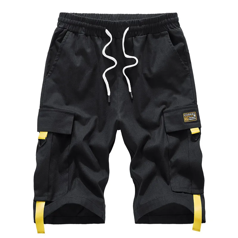 Pantalones cortos de verano de talla grande para hombre Bermudas con bolsillos laterales de carga Plus 7XL 8XL 9XL hasta la rodilla para hombre