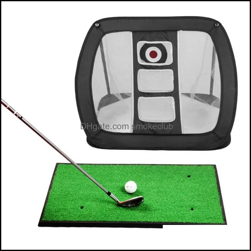 Golf Training Aids Chipping Indoor Outdoor Practice Network Launching Portable Cages Nets