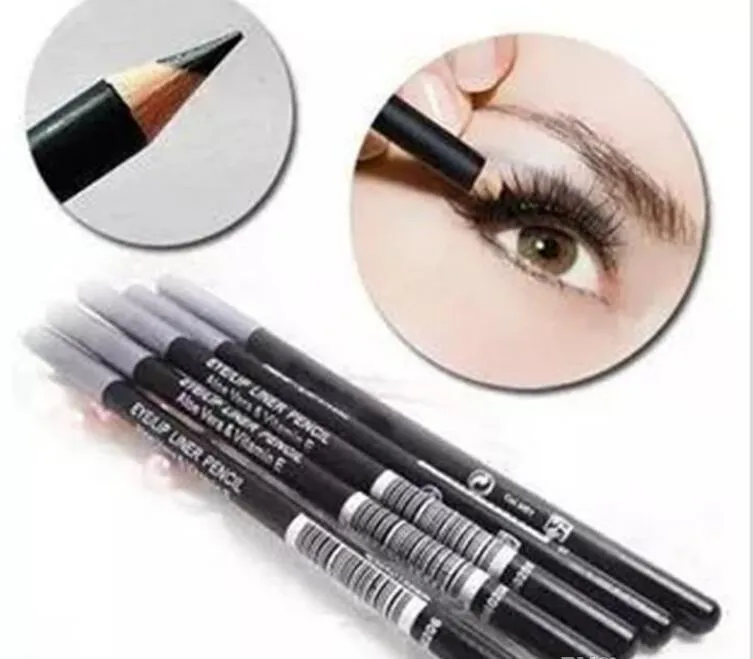 Hot Eyeliner Eyebrow Liner Potlood Lip Liner Pencil Aloe Vitamine E1.6G 12pcs / Set