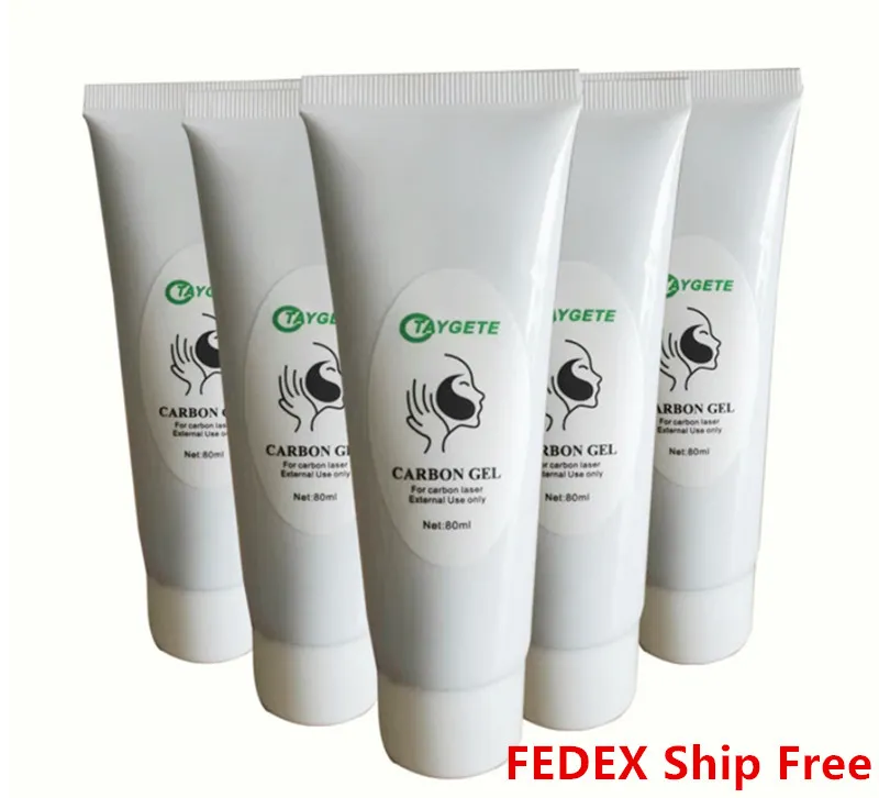 FedEx Fast Ship 80ML الليزر الأسود دمية الكربون هلام الكربون كريم blackdoll مسلم منظف عميق التطهير البثرة إزالة الكربون جل