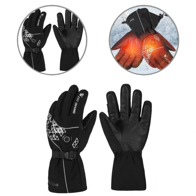 Cycling Gloves Racing Wear-resistant Premium Comfortable Motorcycle Winter Heated