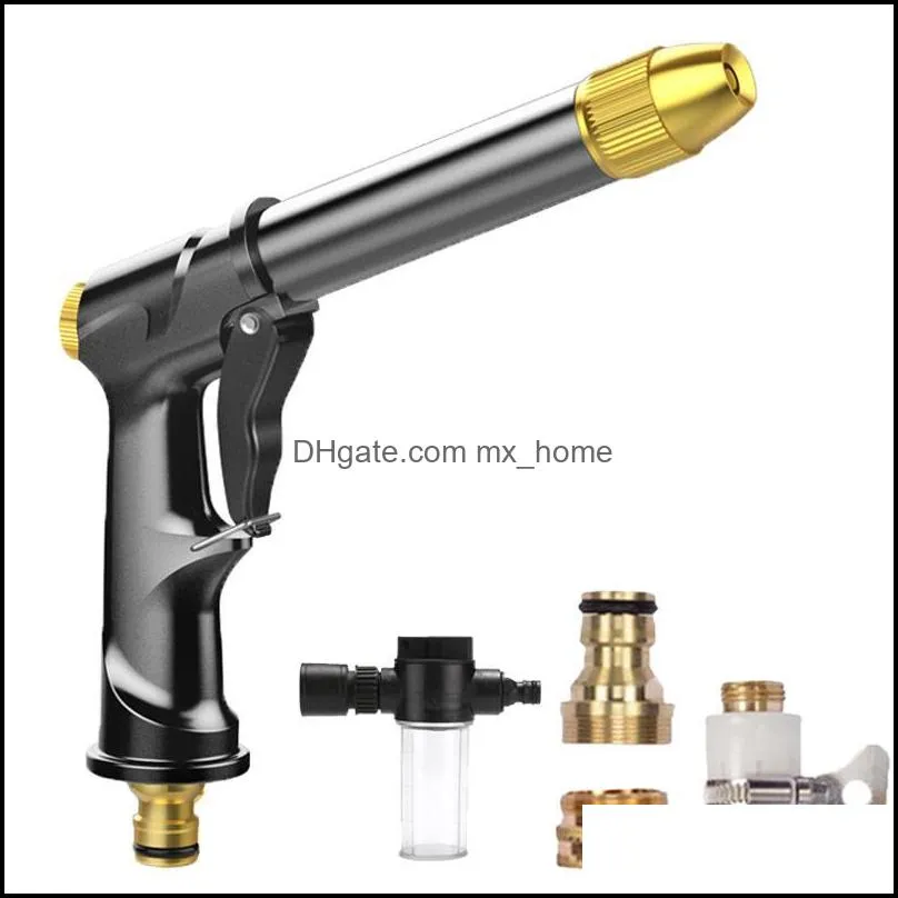 1pc High Pressure Water Spray Gun Cleaning Machine Car Washing Garden Watering Hose Nozzle Sprinkler Foam Equipments