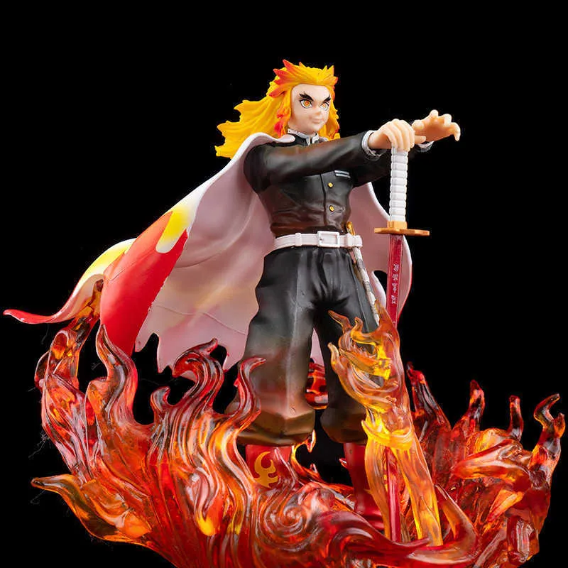 Demon Slayer Rengoku Kyoujurou PVC Figure – 4-Inch Cute Collectible Statue, Official Anime Figurine For Display Or Gifts - View #10