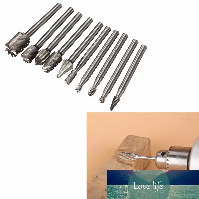 Versery 6mm Shank Carbide Rotary Burr Set, TCT Point Cutter For Grinding