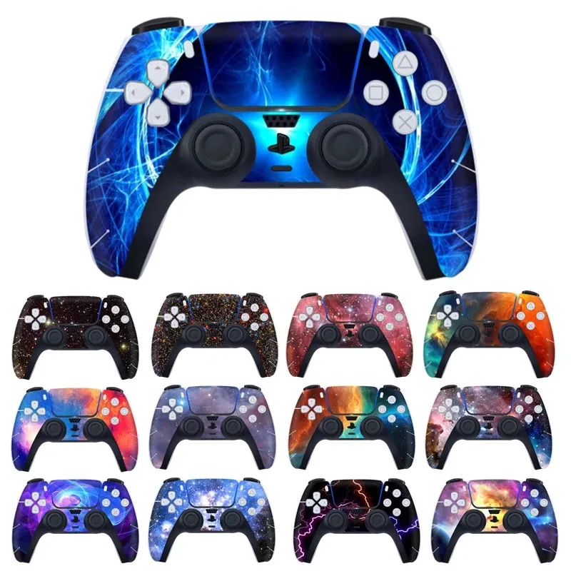 Gamepad Decoração Protetor Pele Adesivo para Playstation 5 PS5 Controlador Acessórios Decalque Cobertura Joystick Console Jogo Adesivos