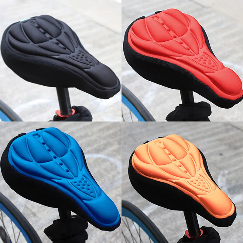 Fietszadel 3D Soft Fiets Seat Cover Comfortabel Foam Kussen Fietsen voor Accessoires Ademend